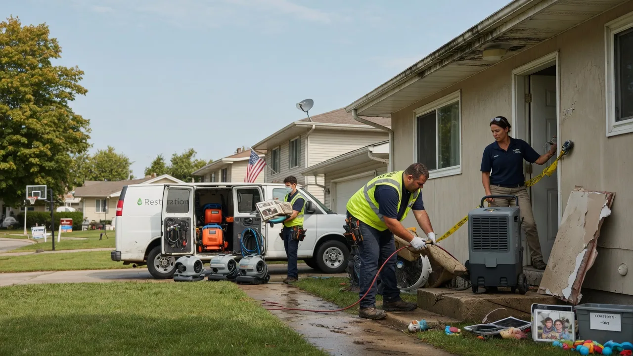 Water Damage Restoration in Milford, IL near me
